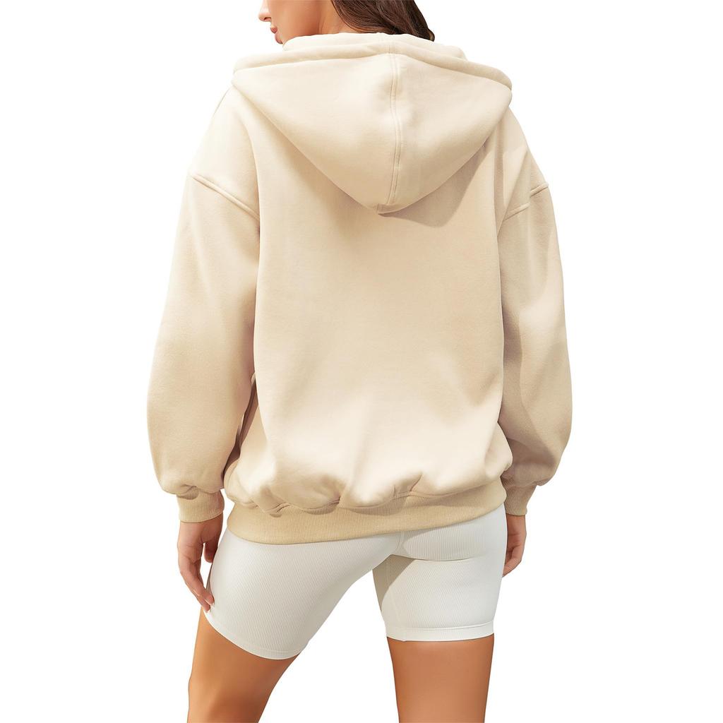 Женские толстовки с капюшоном на молнии с длинным рукавом, осенние свободные толстовки, куртки с карманами, модная одежда, толстовки с капюшоном для женщин