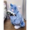 Cartoon Cute Shark Women's  Hooded Sleepwear Pijama Jumpsuit Female Set Cute  Christmas Party Loungewear
