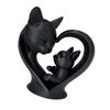Статуэтки Кошка с котенком, Животные, Фигурки кошек, Украшение для гостиной, книжной полки, прикроватной тумбочки