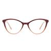 Прозрачная оправа для женских очков Cat Eye из TR90, пластиковая, прозрачная, котенок, с пружинной петлей, для оптических линз по рецепту, с рецептом