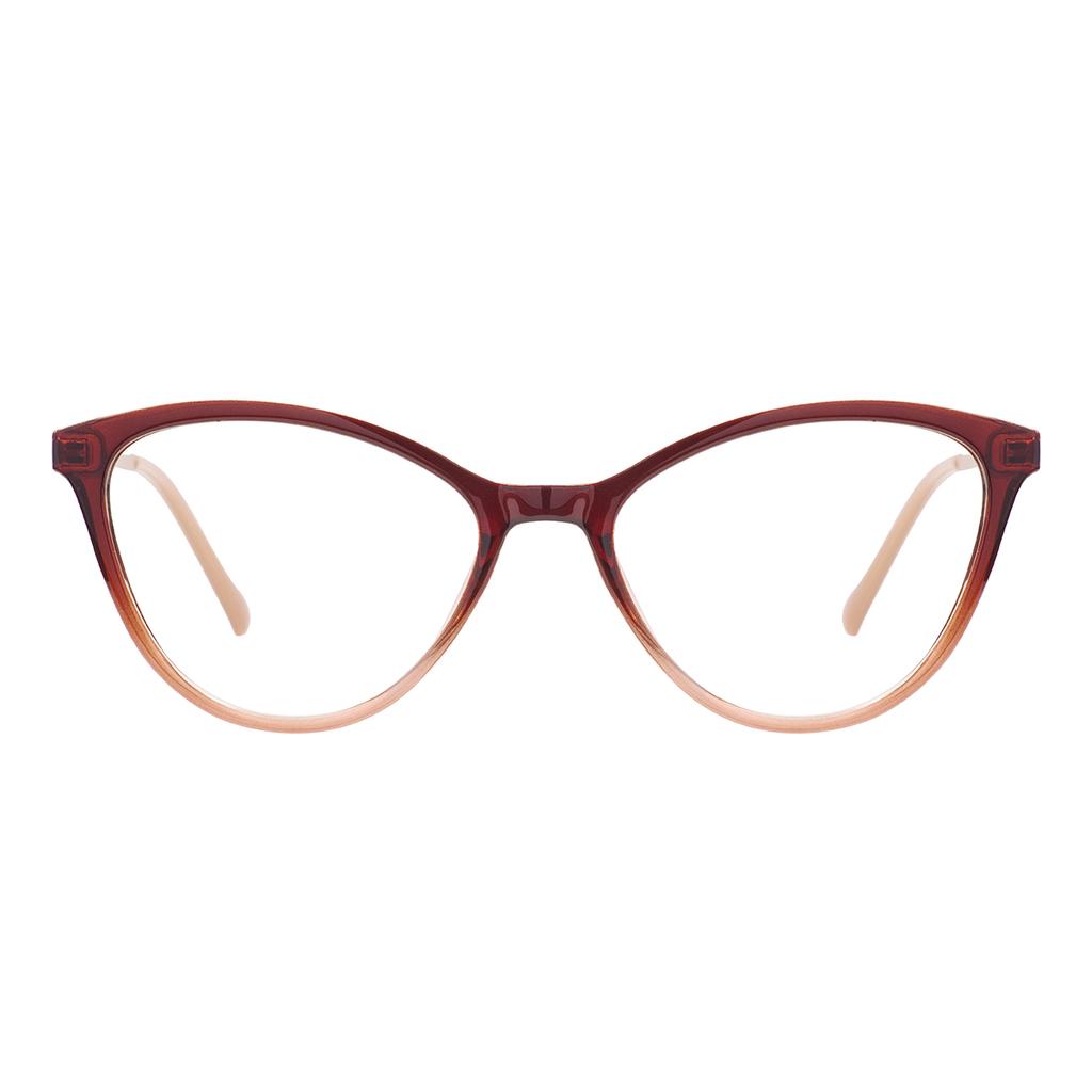 Прозрачная оправа для женских очков Cat Eye из TR90, пластиковая, прозрачная, котенок, с пружинной петлей, для оптических линз по рецепту, с рецептом