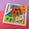Thinking Training Number 3D Wooden Blocks Puzzle Colorful  Interesting   Parent-child Toy