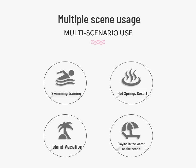 2025 Cross-border Girls' Unicorn One-Piece Swimsuit - Sexy Baby Bikini Swimwear for Children (S, M, L)