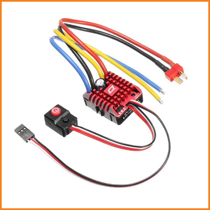 Hobbywing QuicRun WP-1080 80A Brushed ESC for 1/10 RC Crawler