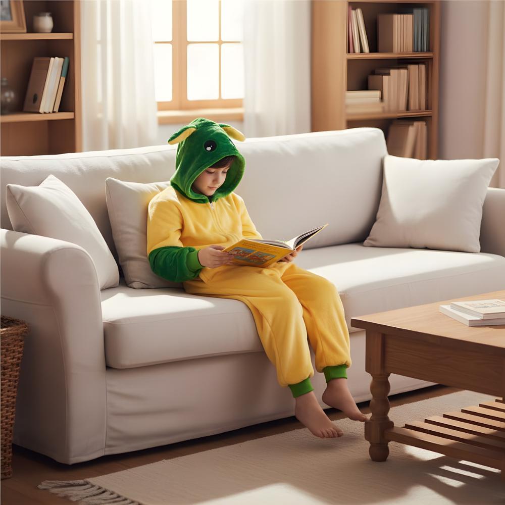 Piżama Onesie Kigurumi Kostium Przebranie Baby Yoda Dzieci 105 - 115Cm