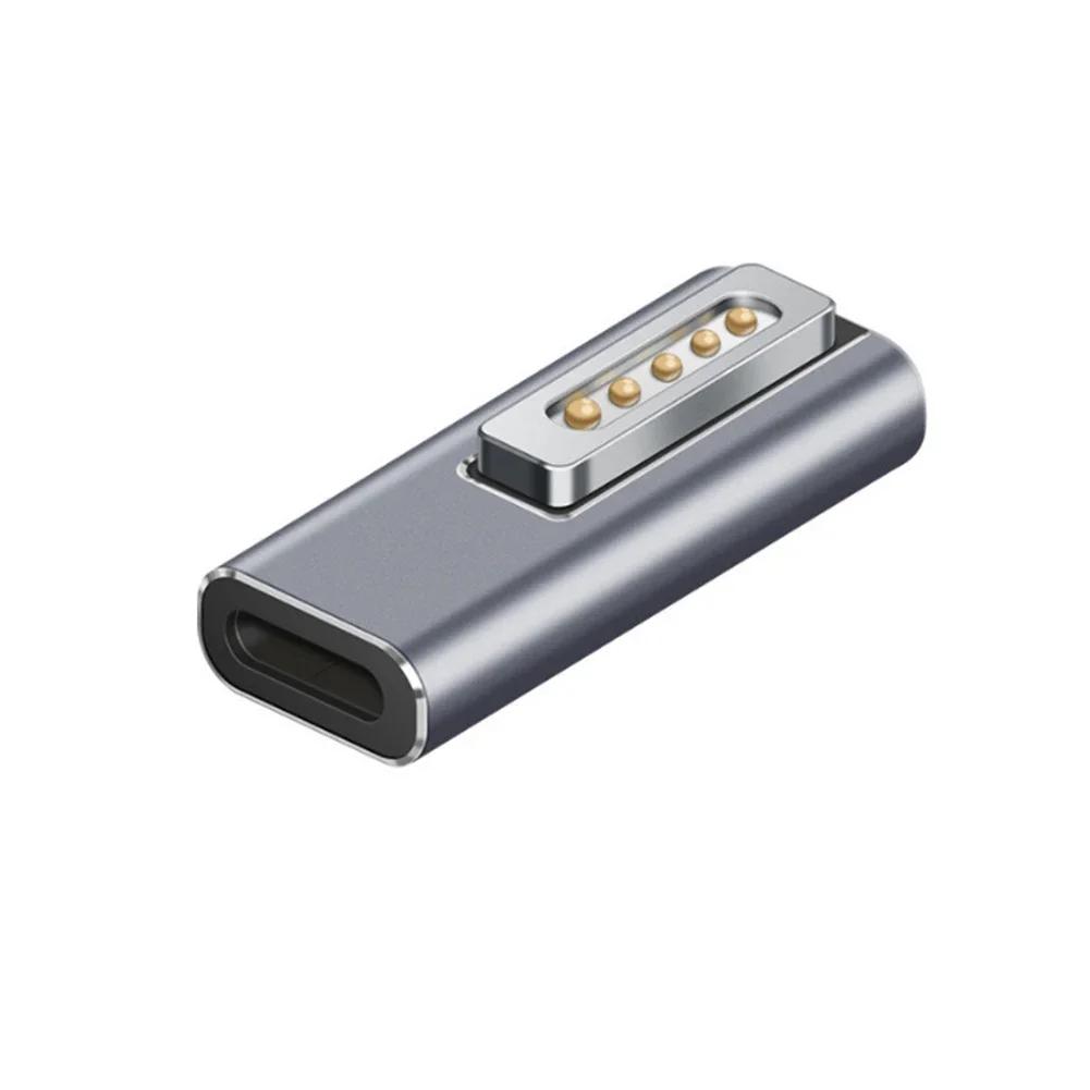 Магнитный PD-адаптер USB Type-C для Magsafe1 Magsafe 2 MacBook Pro Max 5A Быстрая зарядка USB C Female Магнитный штекер-конвертер
