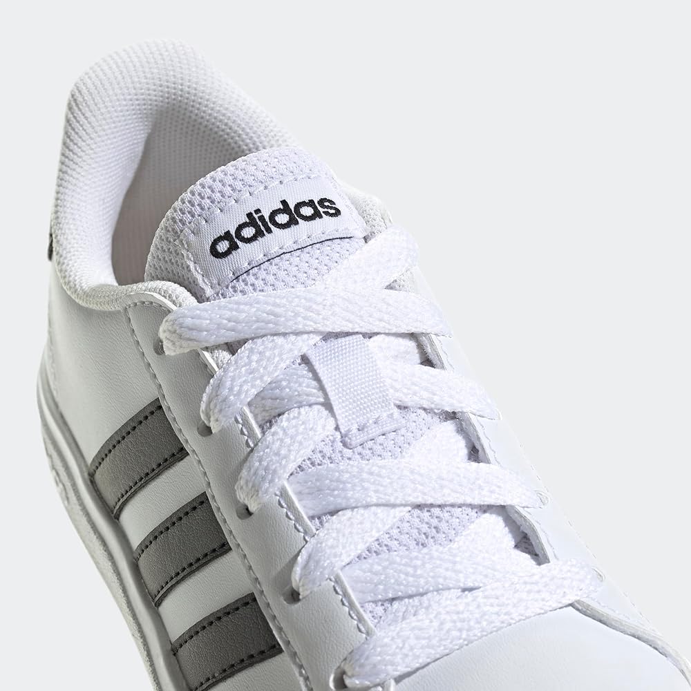 Adidas Kids Grand Court 2.0 Sneakers White/Core Black 17-22.5cm Footwear 20.5cm