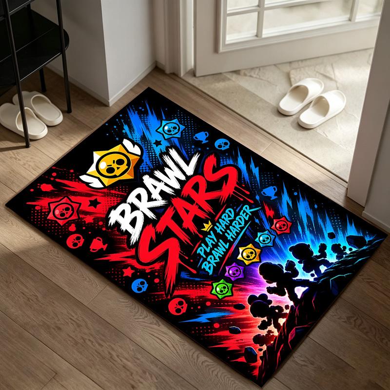 Brawl Heros A A rug suitable for office chair areas living rooms and computer desks perfect for home offices and an ideal holiday gift