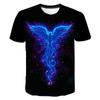 Smokey Bird Pattern Men's T-shirt Summer Fashion Cool Style Graphic Tee Interesting 3D Print Short Sleeve T-shirts Clothing