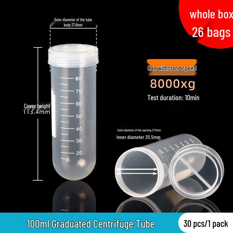 Laboratory Plastic Tubes: PCR, Centrifuge & Seed Bottles in 0.2/1.5/5/10/15/30/50ml