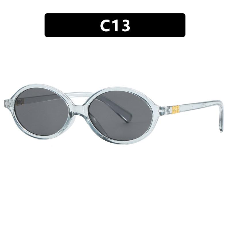 Oval Small Frame Plain Glasses Personalized Anti-blue Light Glasses Eye Protection Korean women Optical Spectacle Eyeglass