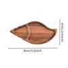 Деревянная сервировочная миска в форме ракушки Seepentell Autumn Harvest Thanksgiving Starter Plate Tea Fort