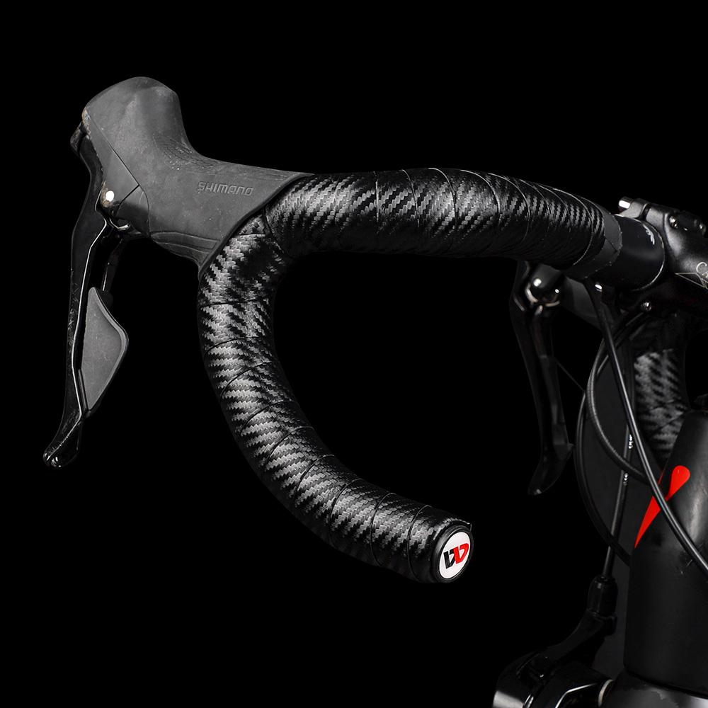 Карбоновая рулевая лента с узором, лента из ЭВА ПУ, практичная, ударопрочная, прочная, демпфирующая, антивибрационная, ремень для