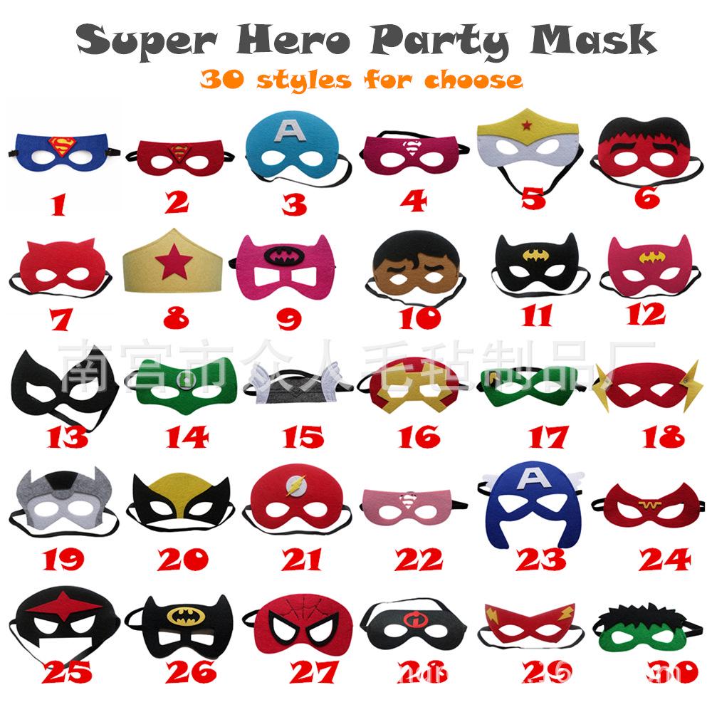 Изысканные фетровые маски на Хэллоуин для детей - Модная и веселая одежда для мероприятий