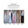 2025 Women's High-Waist Ice Silk Wide-Leg Pants