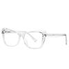 0 -0.5 -0.75 To -6.0 Blue Light Blocking Nearsighted Glasses For Women Spring Leg Cat Eye Minus Degree Prescription Spectacles