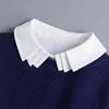 Korean Sweater Fake Collar Decorative Women's Multi-layer Shirt Autumn Winter Deatchable Collar Neckwear Tie Removable Collar