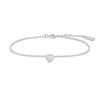 ANIA HAIE Silver Sparkling Mini Shield 925 Silver Bracelet B067-01H