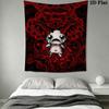 Isaac Wall Hanging Printed Fabric Blanket Decorative Tapestries for Bedroom Living Room Home Decor