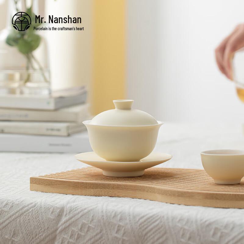Nanshan Mr. Ceramic Sancai Gaiwan