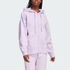 adidas X Stella McCartney Stella McCartney Collaboration Толстовка с молнией во всю длину и монохромным логотипом Женская толстовка с капюшоном фиолетового цвета IJ0580