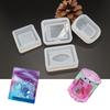 Quicksand Resin Moulds Unique Cup Shape Keychain Molds Resin Shaker Mould Cup Shape Quicksand Molds DIY Jewelry Pendant