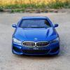 1:35 BMW M8 M850i Supercar Alloy Car Die Cast Toy Car Model Sound and Light Children's Toy Collectibles Birthday gift