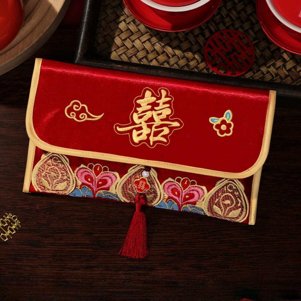 Traditional Red Envelope Multiple Patterns Red Lucky Bag Wedding Envelope  Cultural Event