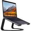 Twelve South Curve для MacBook и ноутбуков | Эргономичный дизайн. Отличная подставка для ноутбука с теплоотводом для домашнего или офисного использования. черный