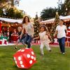 Christmas Decorations Funny Outdoor Inflatable Dice Party Games Entertainment Dot Diagonal Giant Child Adults Game Play Toy