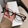 Ins Cat Eye Glasses Fashion Simple Small Frame Anti Blue Light Computer Eyewear Optical Eyeglasses Nearsighted Frame Unisex