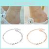 Ankle Women Zirconia Simple Fashion Jewelry Versatile Accessory Girl Gifts Chain