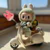 (No Doll) Labubu Doll Motorcycle, Cute Vinyl Doll, Doll Clothing Accessories, Labubu Movable Motorcycle