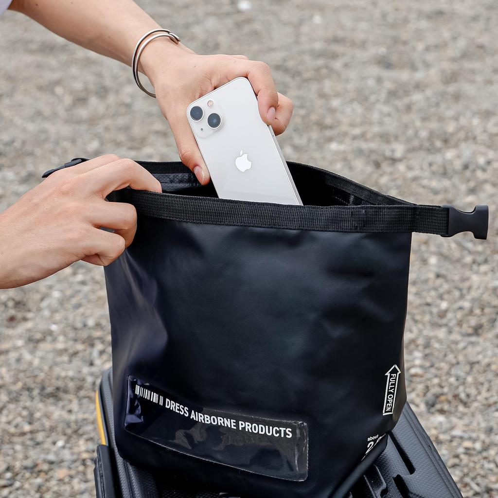 DRESS Waterproof Inner Bag, Size M, Waterproof, Water-Repellent, Durable, Protective, and Dry-Proof Case for Fishing, Cameras, Swimsuits, and Clothes