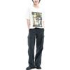 Uniqlo X Коллаборация с Disney Футболка с принтом роботов, круглый вырез, короткий рукав, унисекс, топ, белый 467875-00