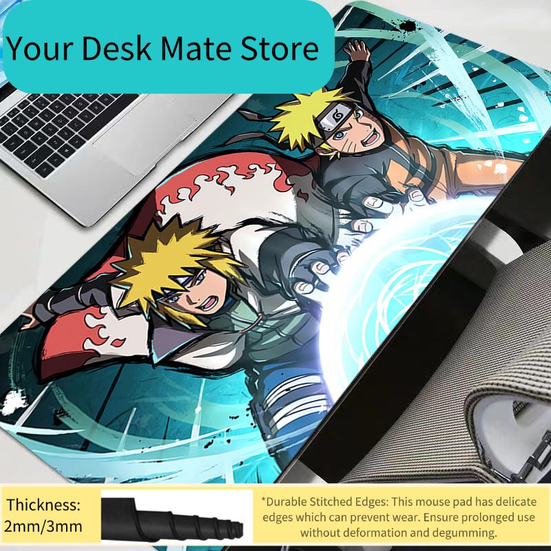 Mouse Pad Gamer Notebook Games Mouse Pad XXL Keyboard Pad Large Mousepad Mouse Mat Gaming Naruto Anime Durable Desk Mat