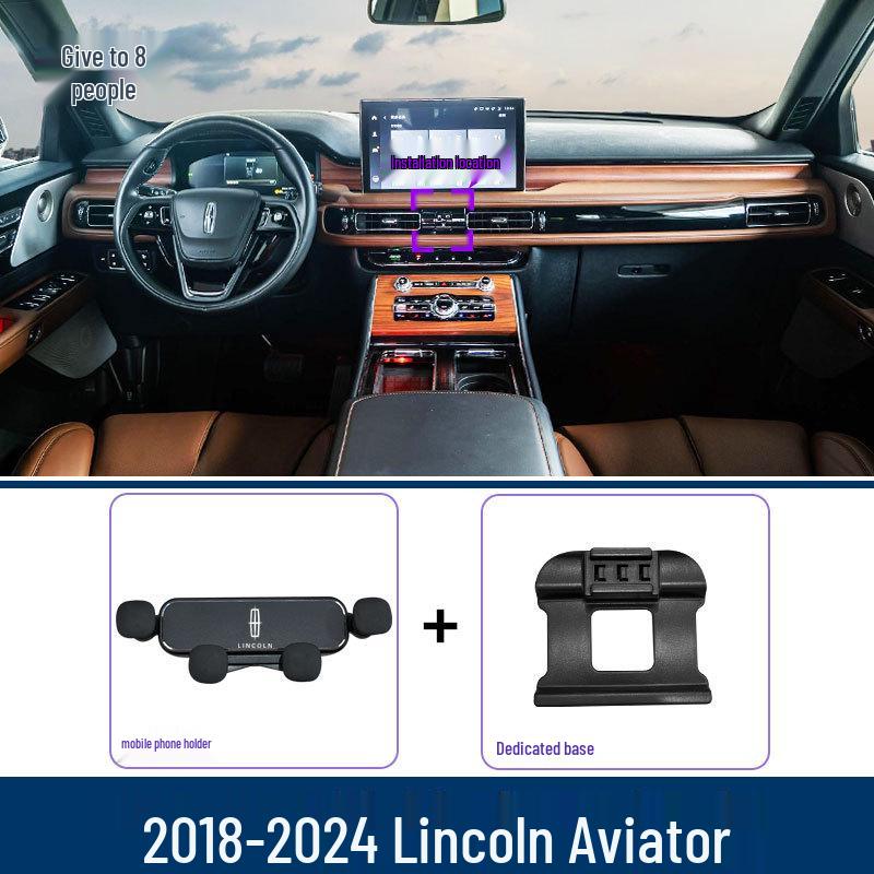 Lincoln Aviator 2018-2024 Car Phone Holder & Navigation Support