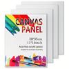 4 Pcs 11x14 Inch Canvas Boards for Painting Blank Canvases for Painting Cotton Canvas Panels for Acrylics Oil Watercolor Paints 3mm Thickness