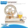 Frontier Hand-Crank Generator DIY Science Experiment Kit for Kids