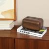 Ins Style Imitation Wood Grain Tissue Box Anti Slip Napkin Dispenser  Coffee Table