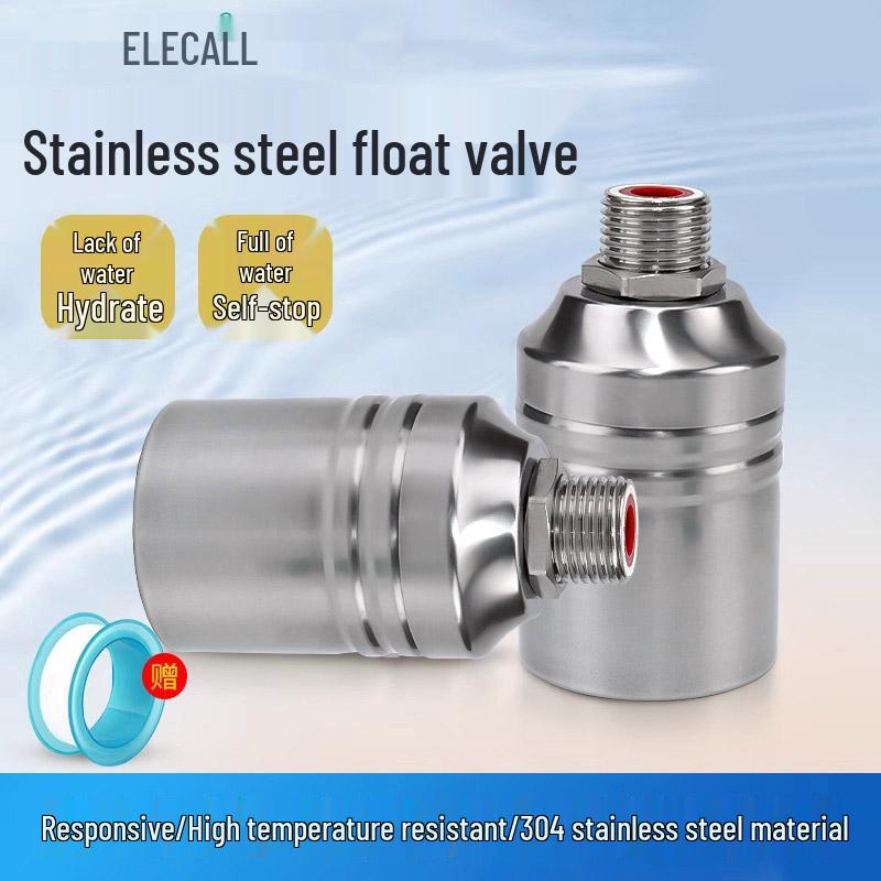 ELEKO Automatic Stainless Steel Float Valve for Water Tank Level Control