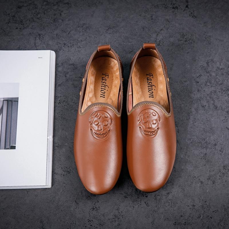 Мужская обувь из натуральной кожи в стиле панк, деловая обувь для офиса, свадебные туфли, дышащие мокасины