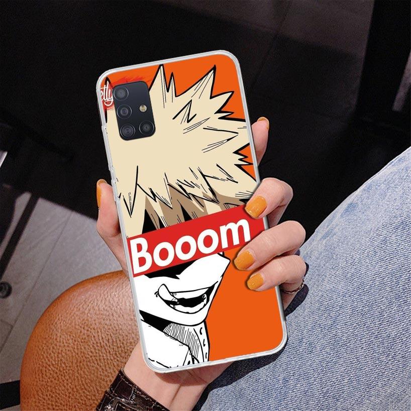 Чехол для телефона My Hero Bakugou Katsuki для Samsung Galaxy A52 A32 A22 A12 A51 A31 A50S A30S A20S A10S Note 20 Ultra 10 Plus S10 A72