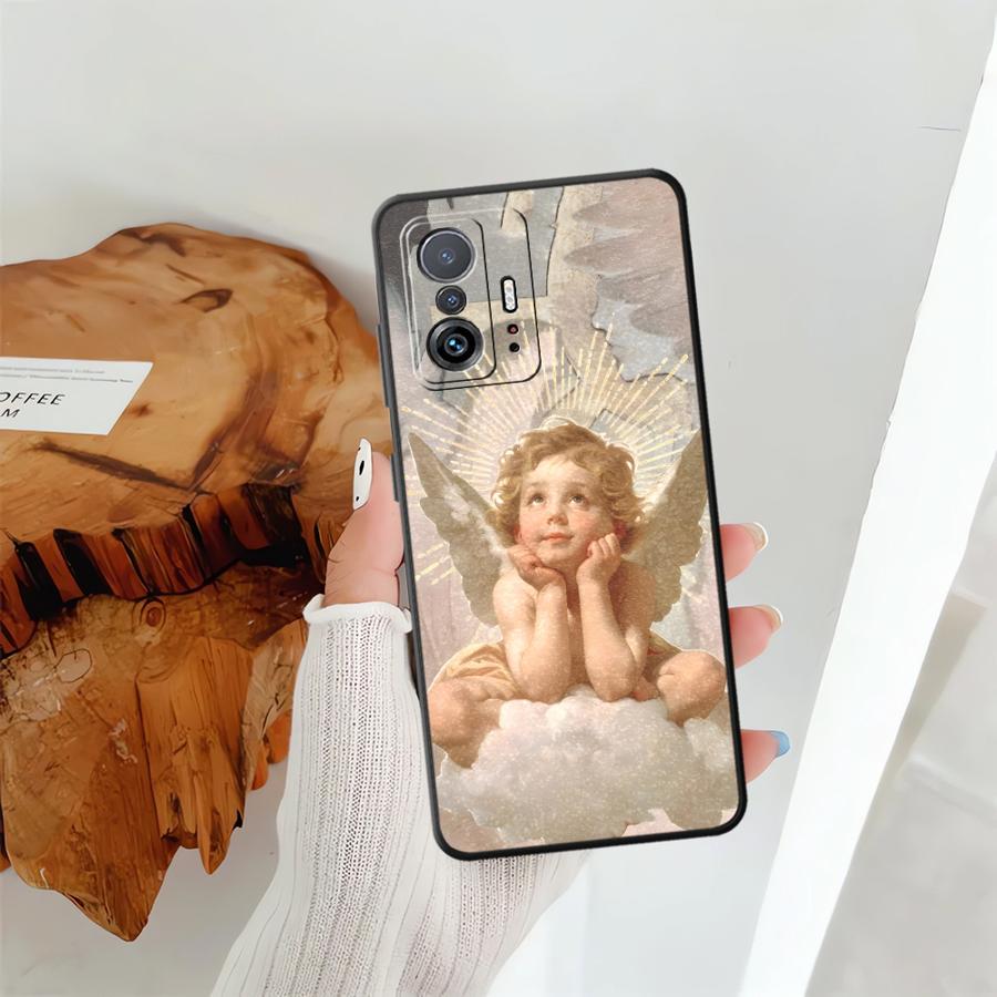 Милый ангельский чехол для Xiaomi Mi 11 12T Pro 10T 11T 13 Lite 12 14 12X Funda Чехол для телефона
