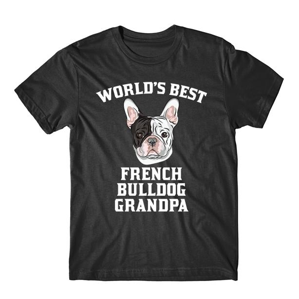 World's Best French Bulldog Grandpa Dog Graphic T-Shirt