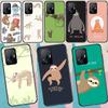 Забавный Милый Чехол с Ленивцами Для Xiaomi 14T Pro 13T 11T 12T 13 14 15 Ultra POCO X7 Pro X3 X5 X6 M6 F5 F6 Pro Чехол