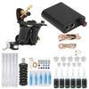 Complete Coil Tattoo Machine Set Tattoo Power Supply Needles Professional Tattoo Machine Kit for