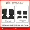 TPE Eco-Friendly Waterproof Floor Mats for 2021-Present Suzuki VITARA: Odorless Starlight Carpet Surface