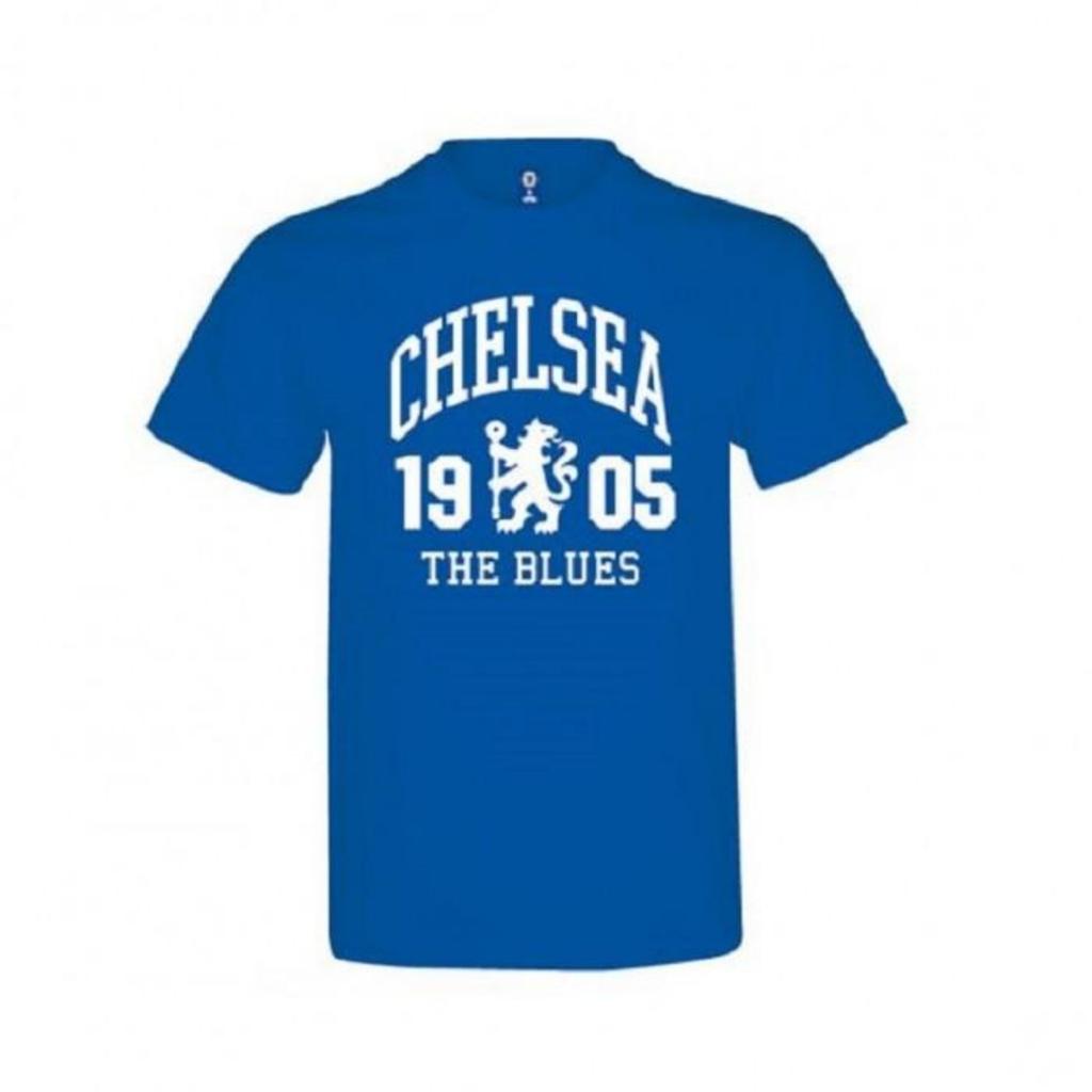Унисекс Футболка Королевского Синего Цвета Для Взрослых Chelsea С Дизайном The Blues