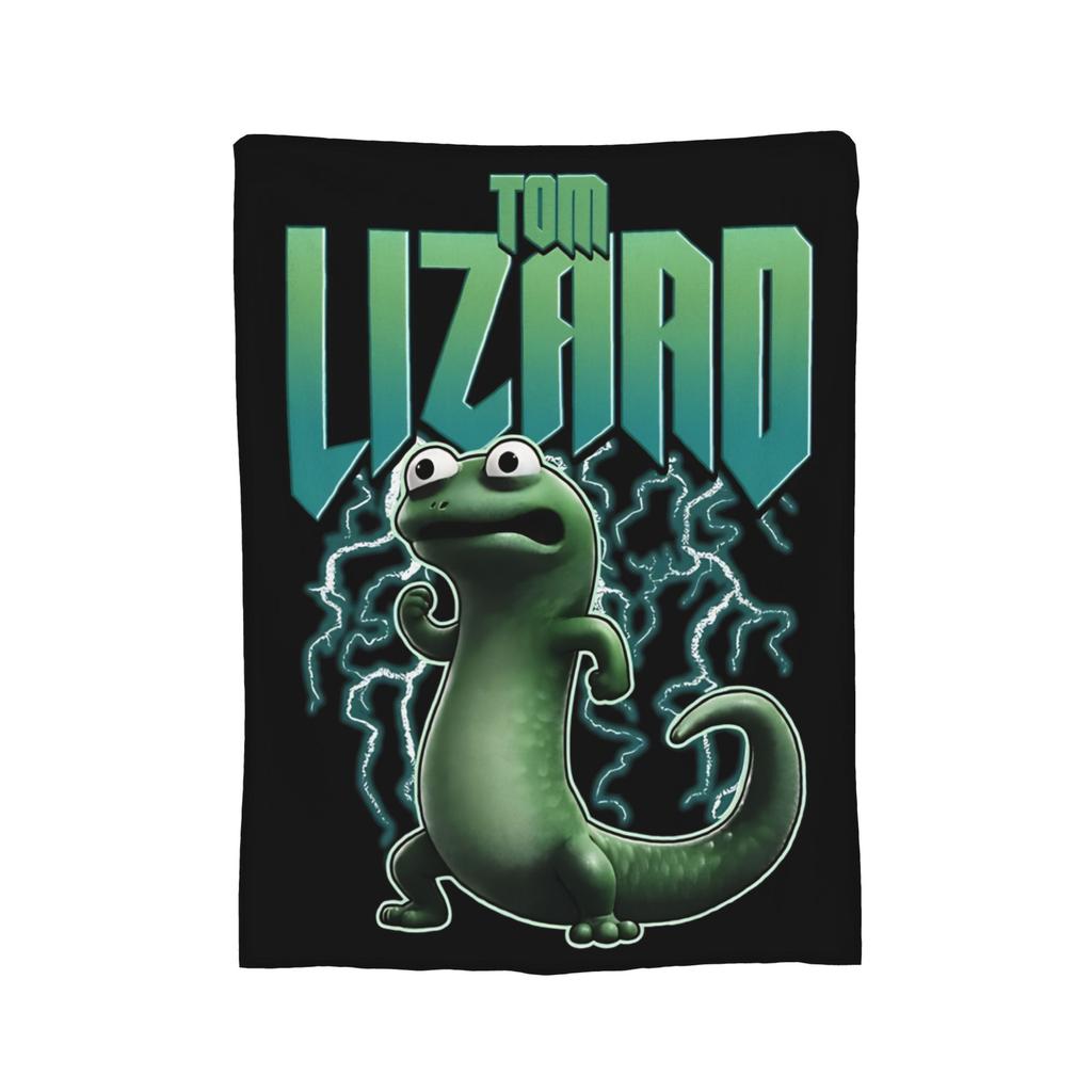 Hoppers Cute Tom Lizard  Retro  Blankets  Flannel Throw Blankets Bedroom Sofa Decoration Ultra-Soft Warm Bedsprea ,